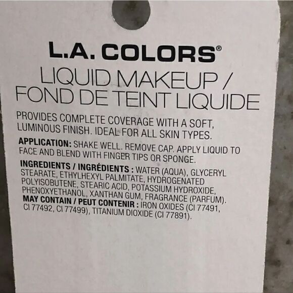 L.A.Colors-Compleate Coverage Mess Free Pump CBLM311 True Beige Liquid Makeup - Picture 4 of 7